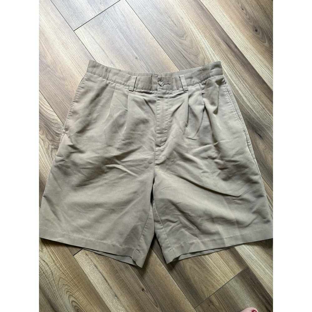 Geoffrey Beene Tan Golf Shorts Size 34 Tan‎